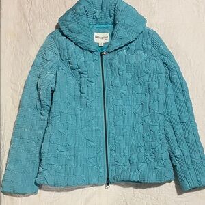 Women's Blue Quilted Jacket
